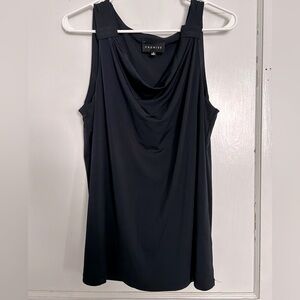 Navy blue tank blouse